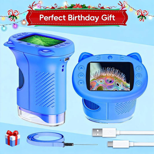 【2026 Upgrade】SEEKID 1000X Handheld Microscope for Kids with 4K 2.0" Screen
